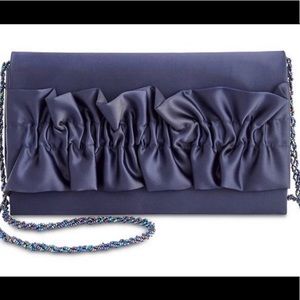Adrianna Papell Karon Satin Small Clutch